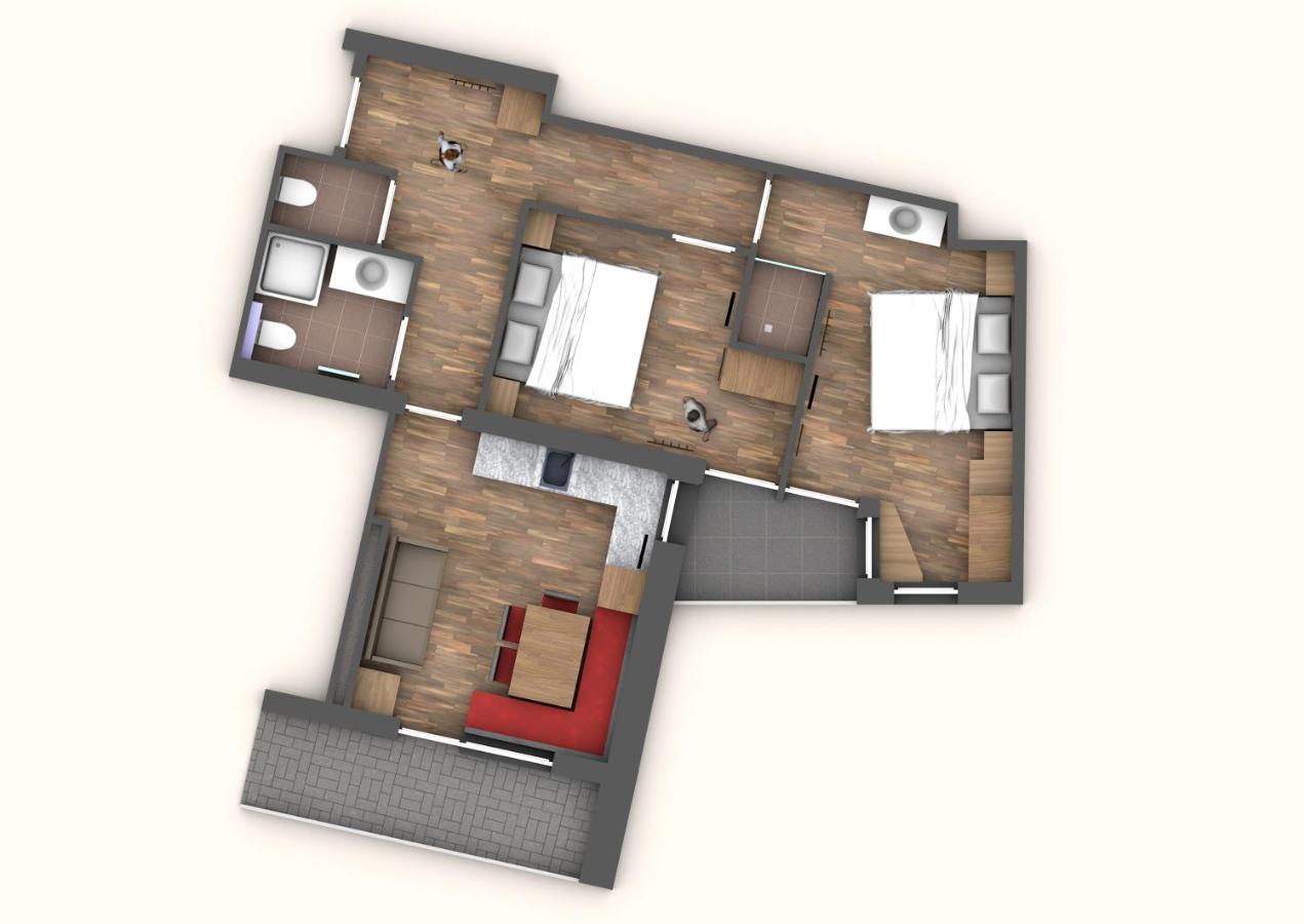 דירות סרפהאוס Haus Raetia חדר תמונה