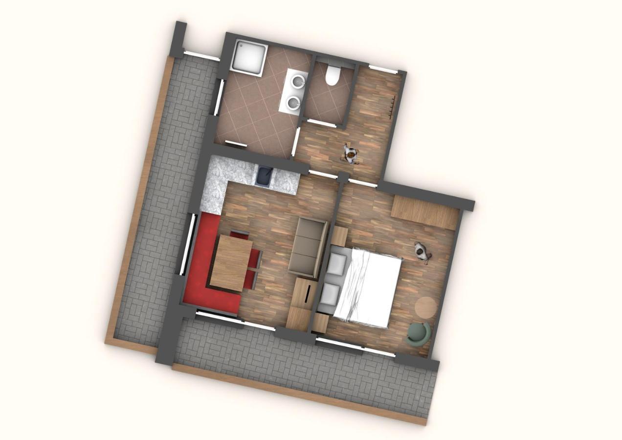 דירות סרפהאוס Haus Raetia חדר תמונה